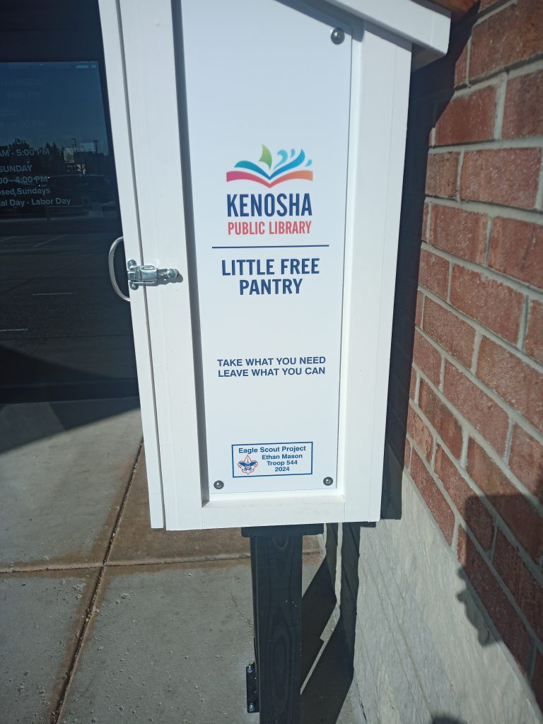 Eagle Scout Partners with Kenosha Public Library to Launch Little Free
